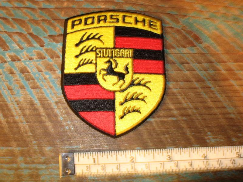 New medium size porsche sheild racing patch 911 912 914 917 carrera 996 alms 997