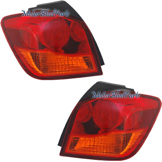 11-13 mitsubishi outlander sport outer tail lamps lights left + right pair