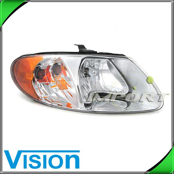 Passenger right side headlight lamp assembly 2001-2007 chrysler town country van