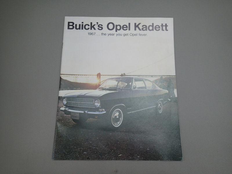 1967 buick opel kadett dealer sales brochure