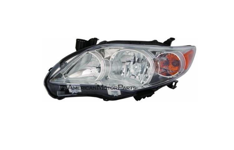 Depo driver & passenger replacement headlight lamp 11-12 toyota corolla