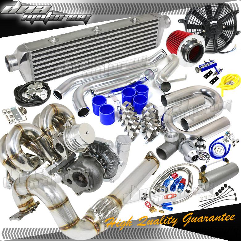 D-series stainless t3 turbo/turbocharger kit civic/crx 