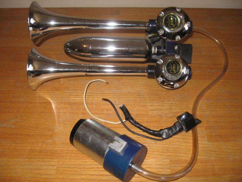 Wolo bullet boat / truck air horn and assembly