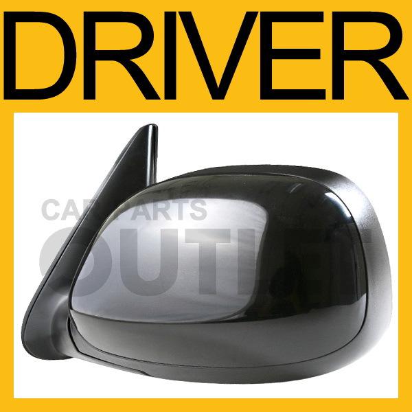 03 04 toyota tundra limited power side mirror left black cap for 4-dr double cab