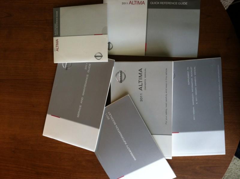 2011 nissan altima owners manual