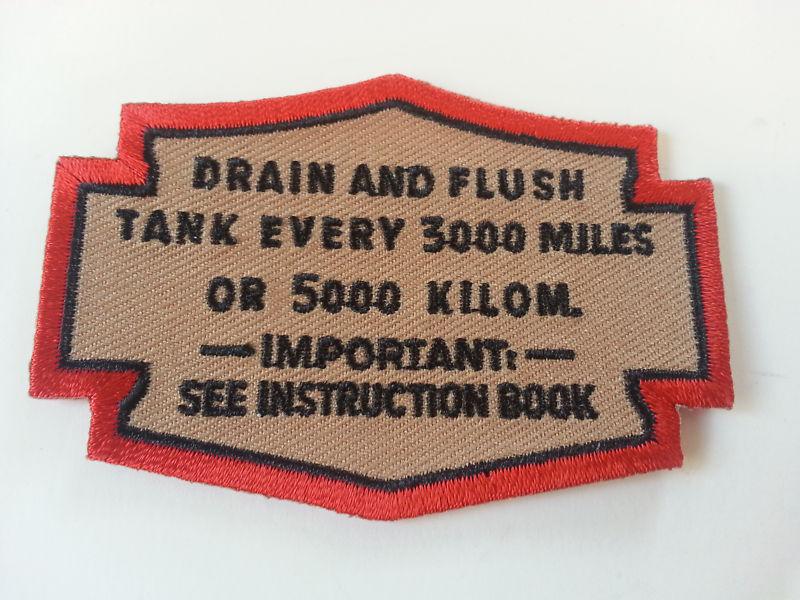 Drain oil patch indian triumph honda yamaha harley davidson kawasaki norton bsa