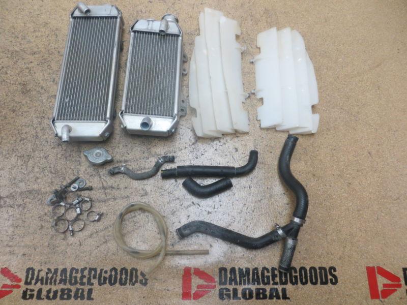 2006 06 kx250f kx 250f kxf250 kxf 250 radiators & guards & hoses