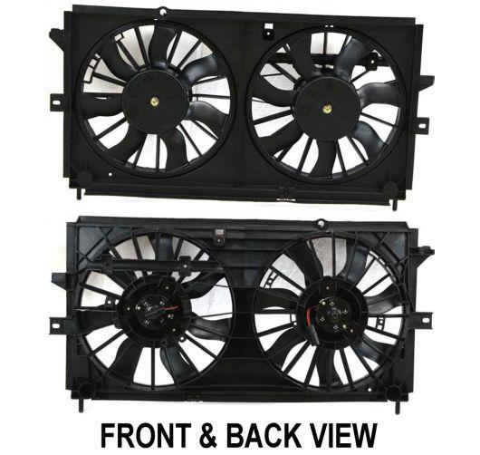 Radiator cooling fan assembly for 00-03 chevy impala 3.4l 3.8l v6