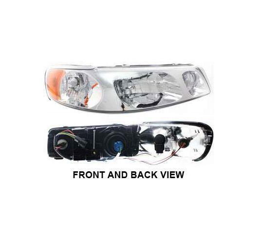 98-02 lincoln town car passenger side right head light lamp assembly replacement