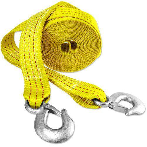 Tow strap 20 ft 2" wide 10,000# lbs towing heavy duty recovery forged hooks