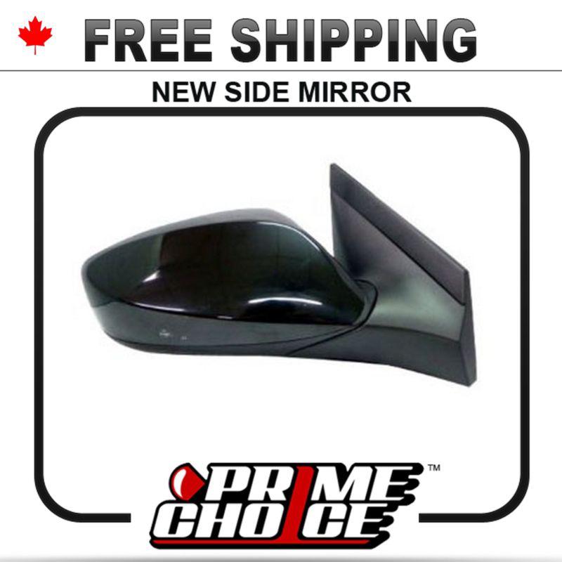 New power non heated passengers side view door mirror