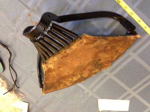 Seat saddle harley davidson 1940s 1950s hummer 125 165 lightweight solid rare