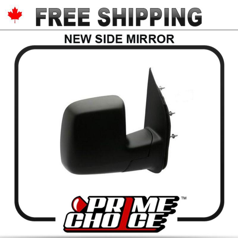 Prime choice new manual passenger side door mirror