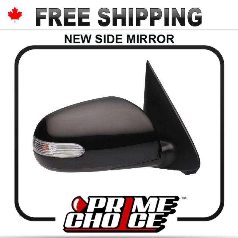 New power non heated passengers side view door mirror