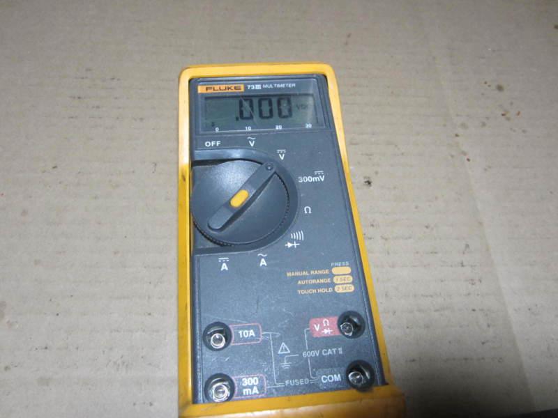 Fluke tools 73 iii multimeter