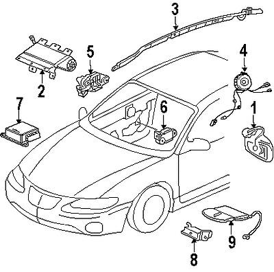 Pontiac 25867566 genuine oem factory original diagnostic unit