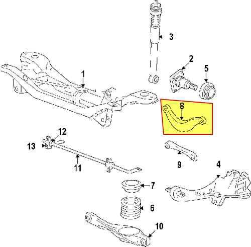 Ford ys4z5500da genuine oem factory original front arm