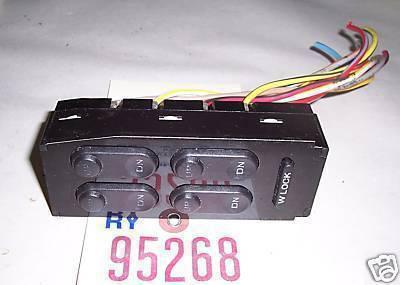 Lincoln 94 continental master window switch black 1994