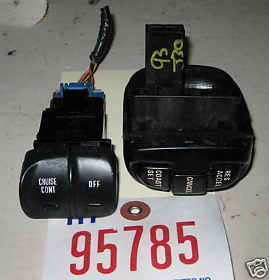 Infiniti 93 j30 cruise control switch/switches blk 1993