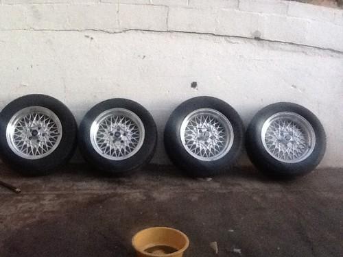 Full set of used rims with tires. rims are 16 inch 5 wholes 