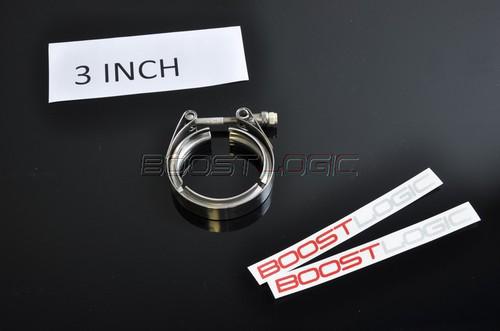 Boost logic 3" stainless steel vband clamp high quality