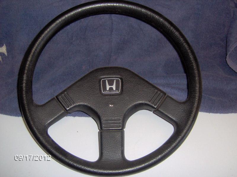 Honda civic 1987 perfect black steering wheel