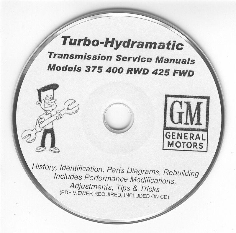Turbo-hydramatic th thm 375 400 425 rebuild manuals