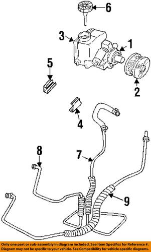 Gm oem 21993842 steering pressure hose/power steering pressure hose