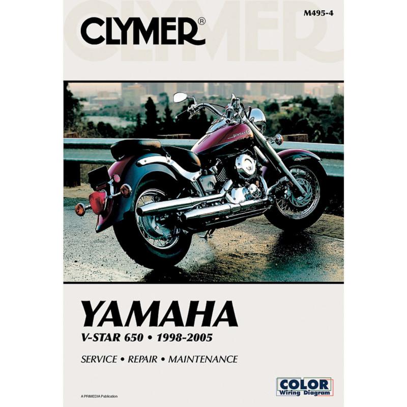 Clymer m495-7 repair service manual yamaha xvs650 v-star 1998-2005