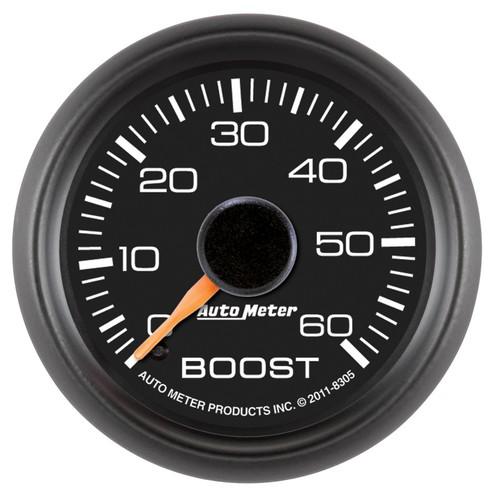 Auto meter 8305 chevy factory match; mechanical; boost gauge