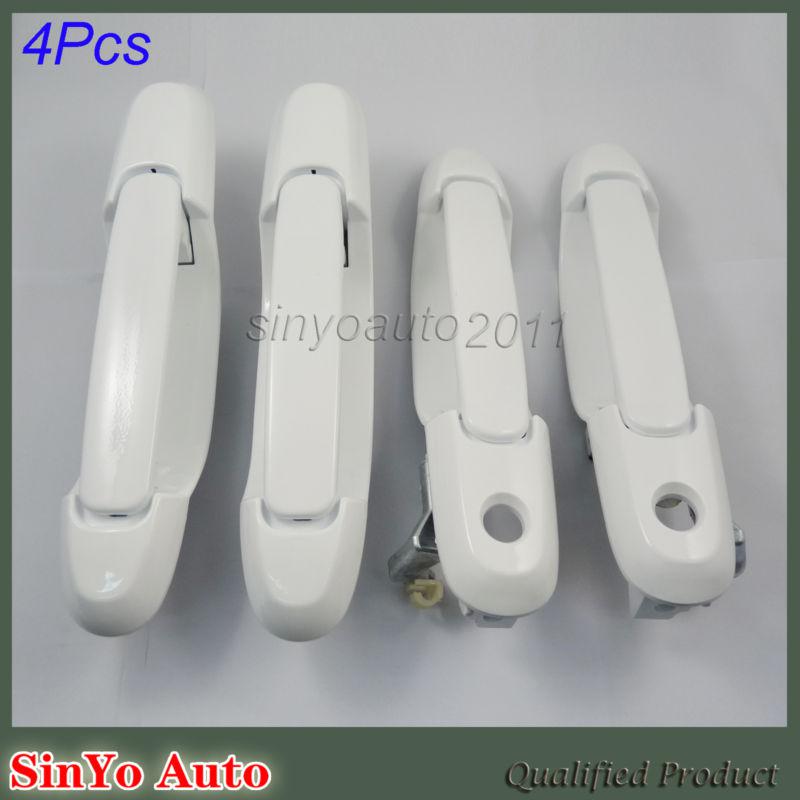 New exterior door handle front rear left right white fit for toyota sienna  