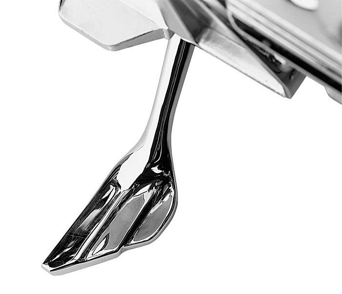 Show chrome cruise wing oversized kickstand  52-548a