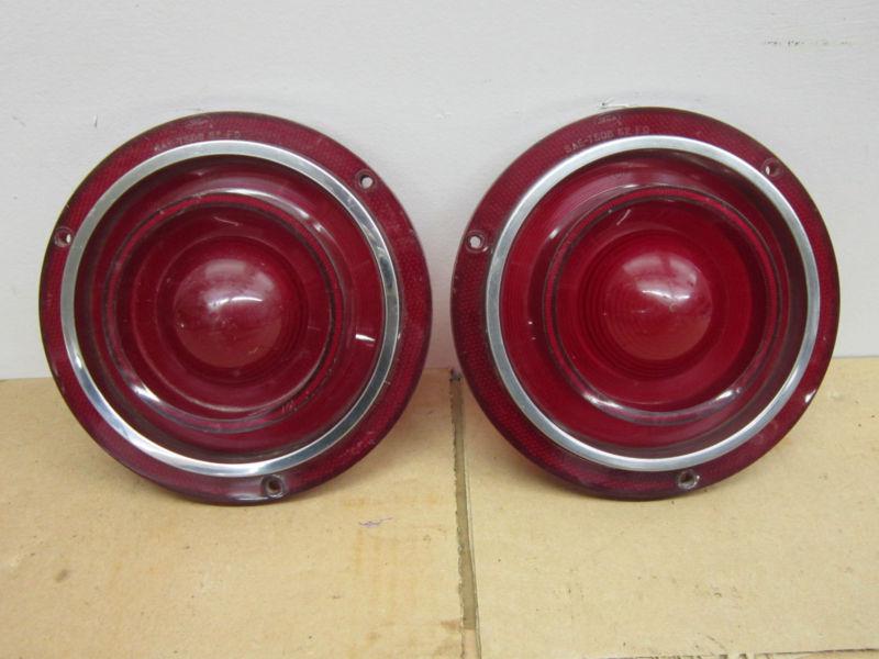 Tail light lenses 1957 thunderbird t bird 57