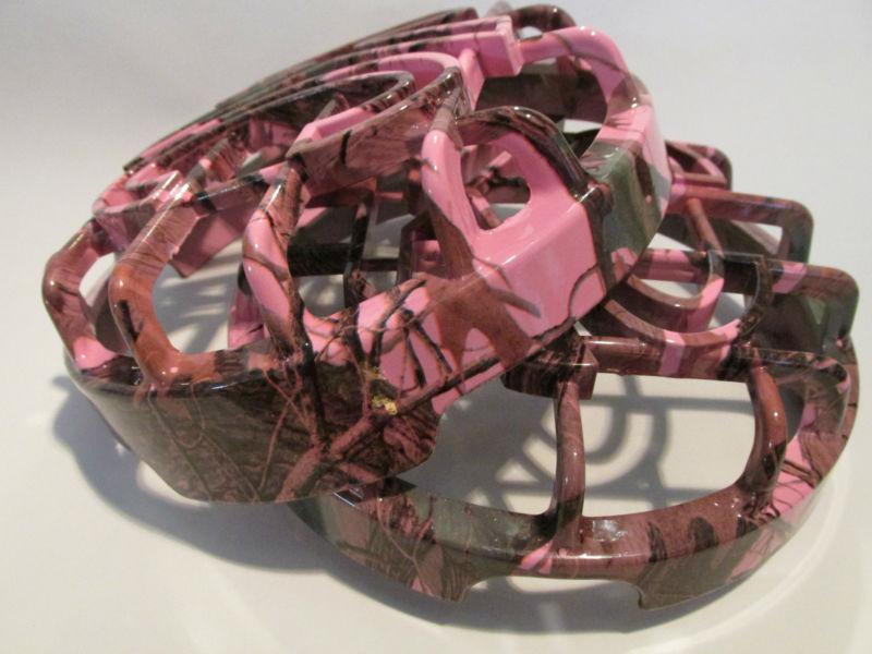 Kc light cover, kc hilites 6" grill guards in pink camo 
