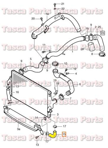 Brand new oem intercooler outelet air  charge hose 2001-2009 volvo s60 v70 v70xc