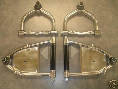 Mustang ii 2 stainless tubular control a arms air bag suspension arm street rod