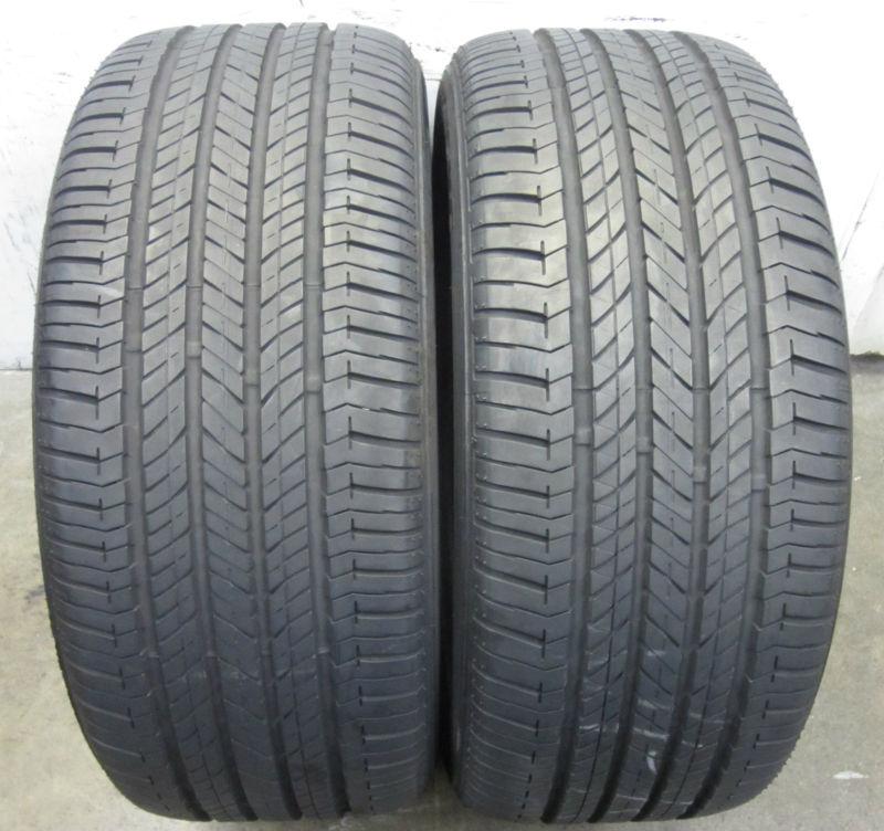 Pair (2) 255/50/19 107h bridgestone dueler h/l 400 rft used tires with 80% tread