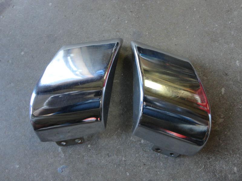 1981 yamaha maxim xj650 xj 650 chrome air box side covers