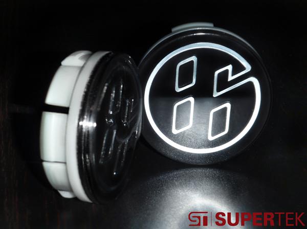 Supertek 86 logo lens center caps - 2013 subaru brz / scion fr-s / gt-86 / ft-86