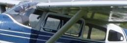 Cessna 180/185 full set clear 6 side windows plus windshield