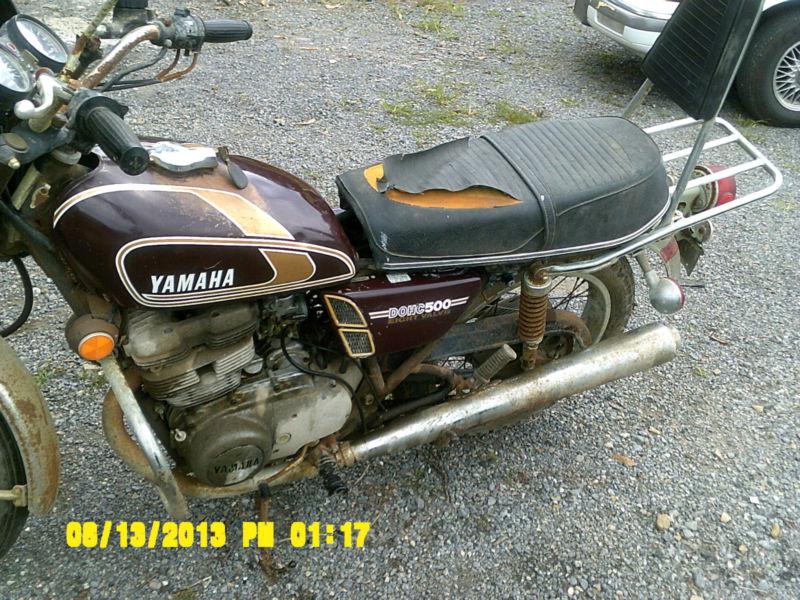 1974 yamaha 500 dohc  motorcycle for parts