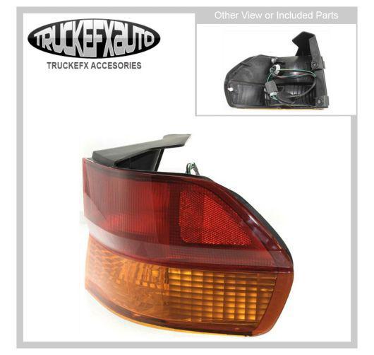 New tail light lamp passenger right side red amber lens rh hand ho2801158c