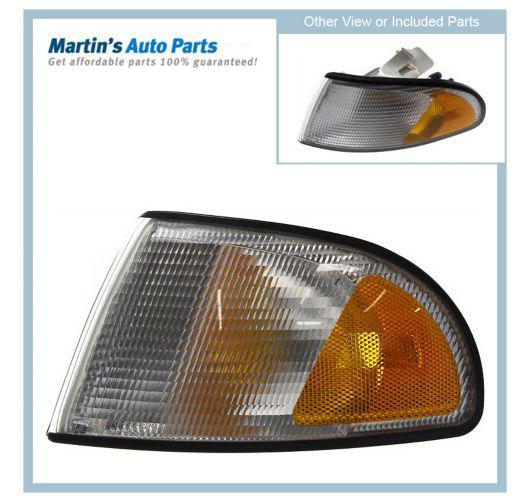 Au2520101 clear amber lens new corner light lamp left hand lh driver side