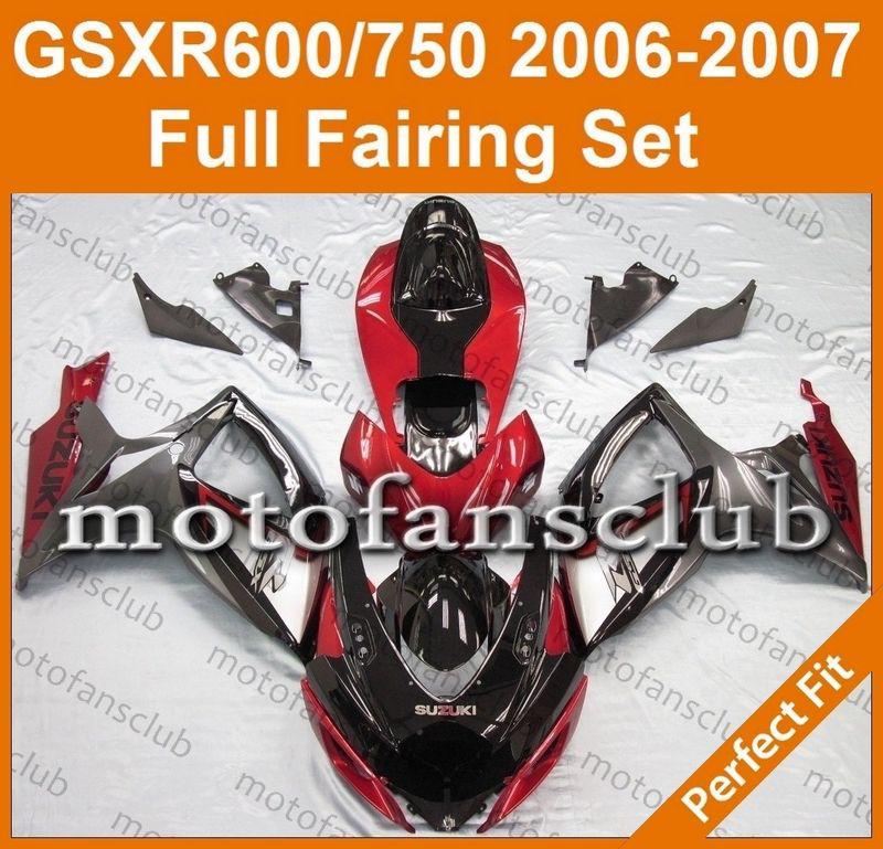 Fit suzuki gsxr 750 gsxr 600 06 07 gsx-r 2006 2007 fairing bodywork k6 #38 b