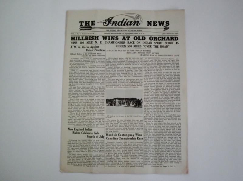 Original 1937 the indian news 