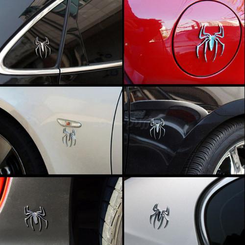 3d universal suv truck spider chrome badge sticker logo emblem marker decal trim