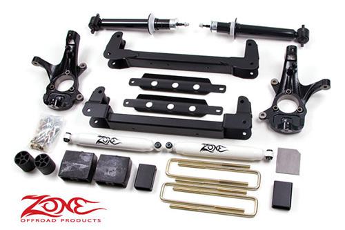 Zone offroad c2 6.5" 2wd ifs suspension 07-13 chevy/gmc 1500