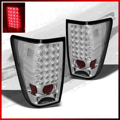 04-13 titan chrome led performance tail lights brake lamps replacement upgrade