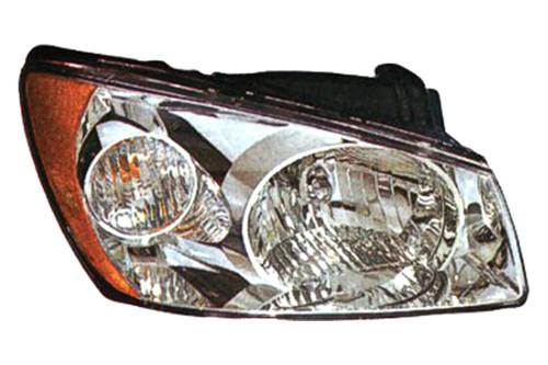 Replace ki2503116 - 2004 fits kia spectra front rh headlight assembly