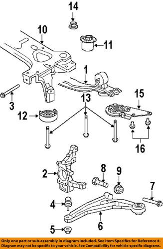 Mopar oem 68078774ab front suspension-susp crossmember